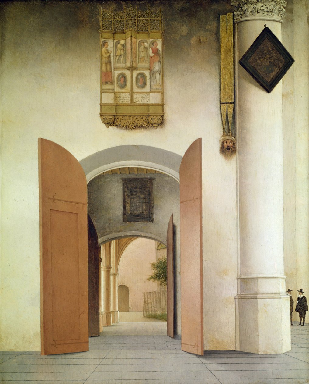 St. Laurensin kirkko, Alkmaar, 1661 tekijältä Pieter Janszoon Saenredam