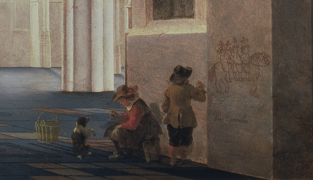 Buurkerkin sisustus Utrechtissa, 1644 tekijältä Pieter Janszoon Saenredam