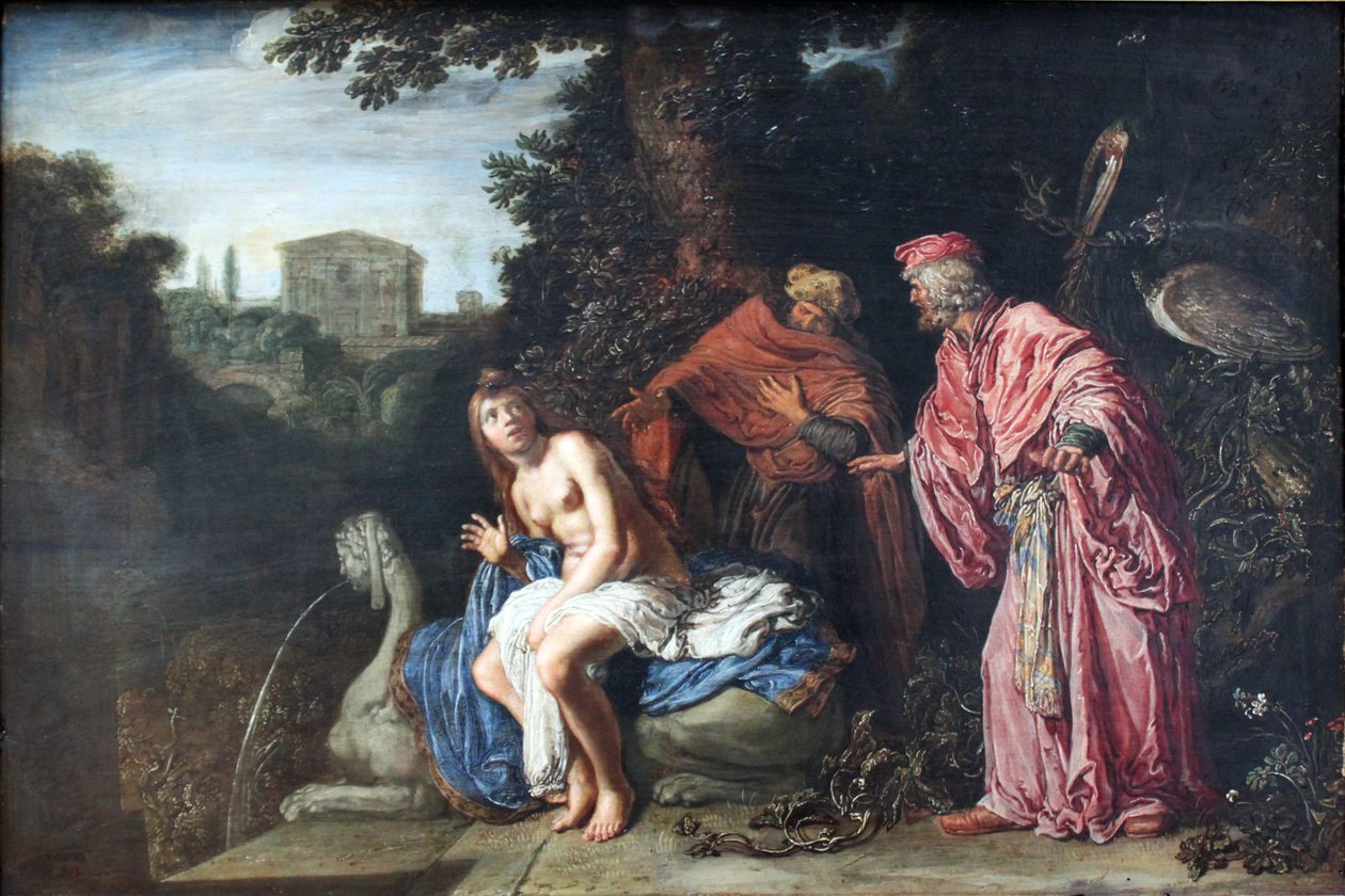 Susanna und die beiden Alten tekijältä Pieter Lastman