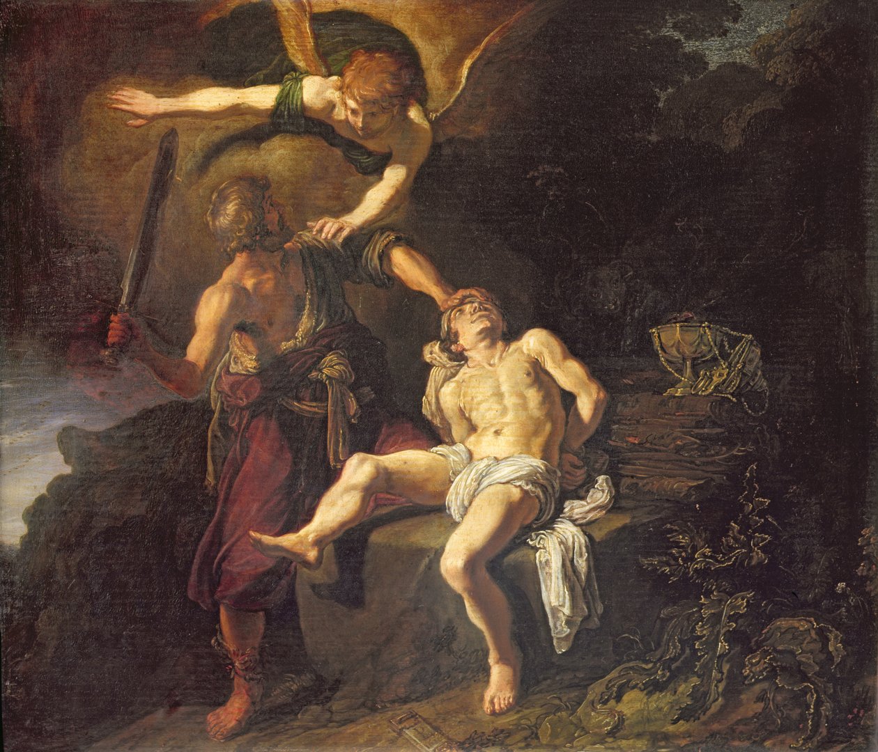 Iisakin uhri, 1616 tekijältä Pieter Lastman