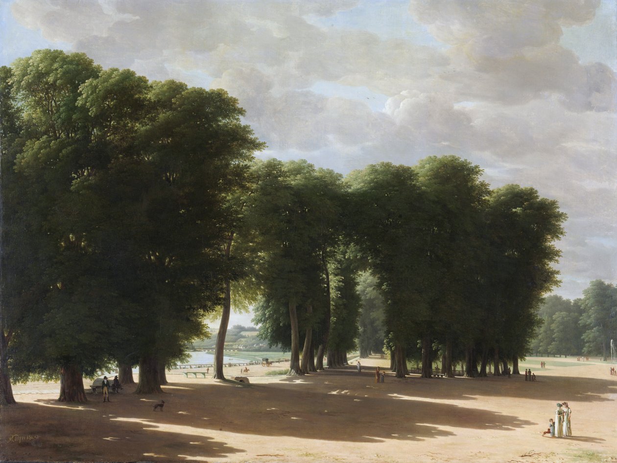 Sisäänkäynti Saint-Cloud-puistoon, Pariisi tekijältä Pieter Rudolph Kleijn