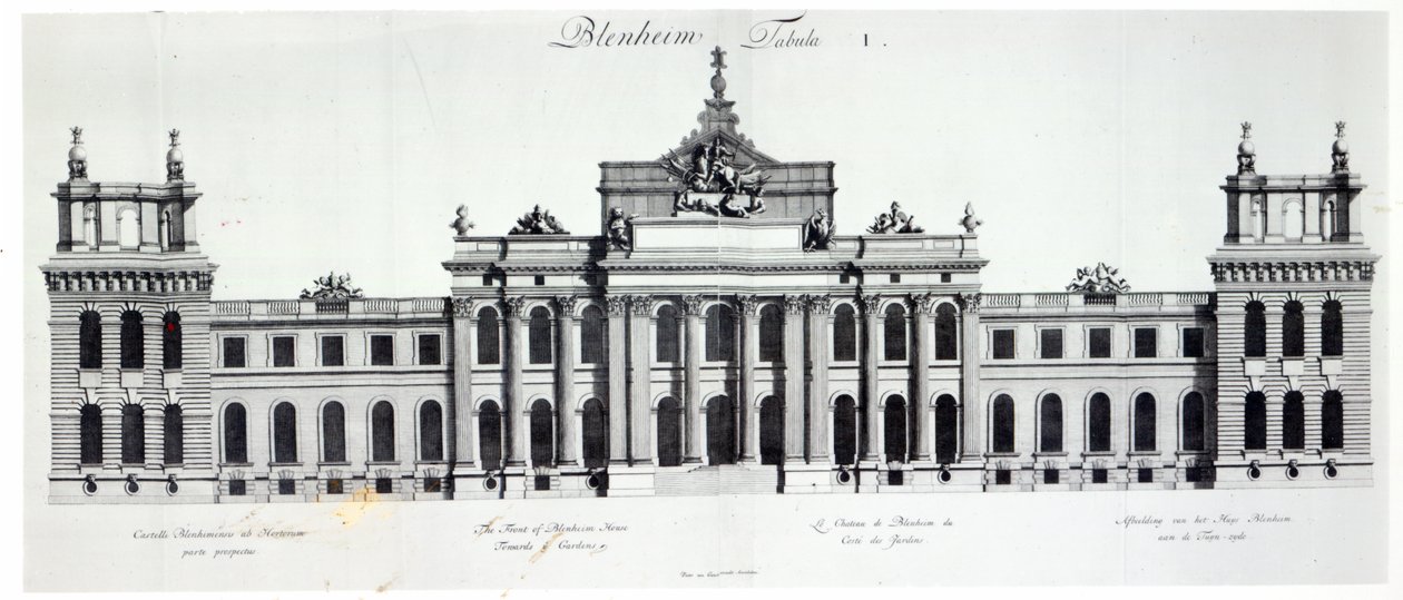 Blenheimin palatsi tekijältä Pieter Stevens van Gunst