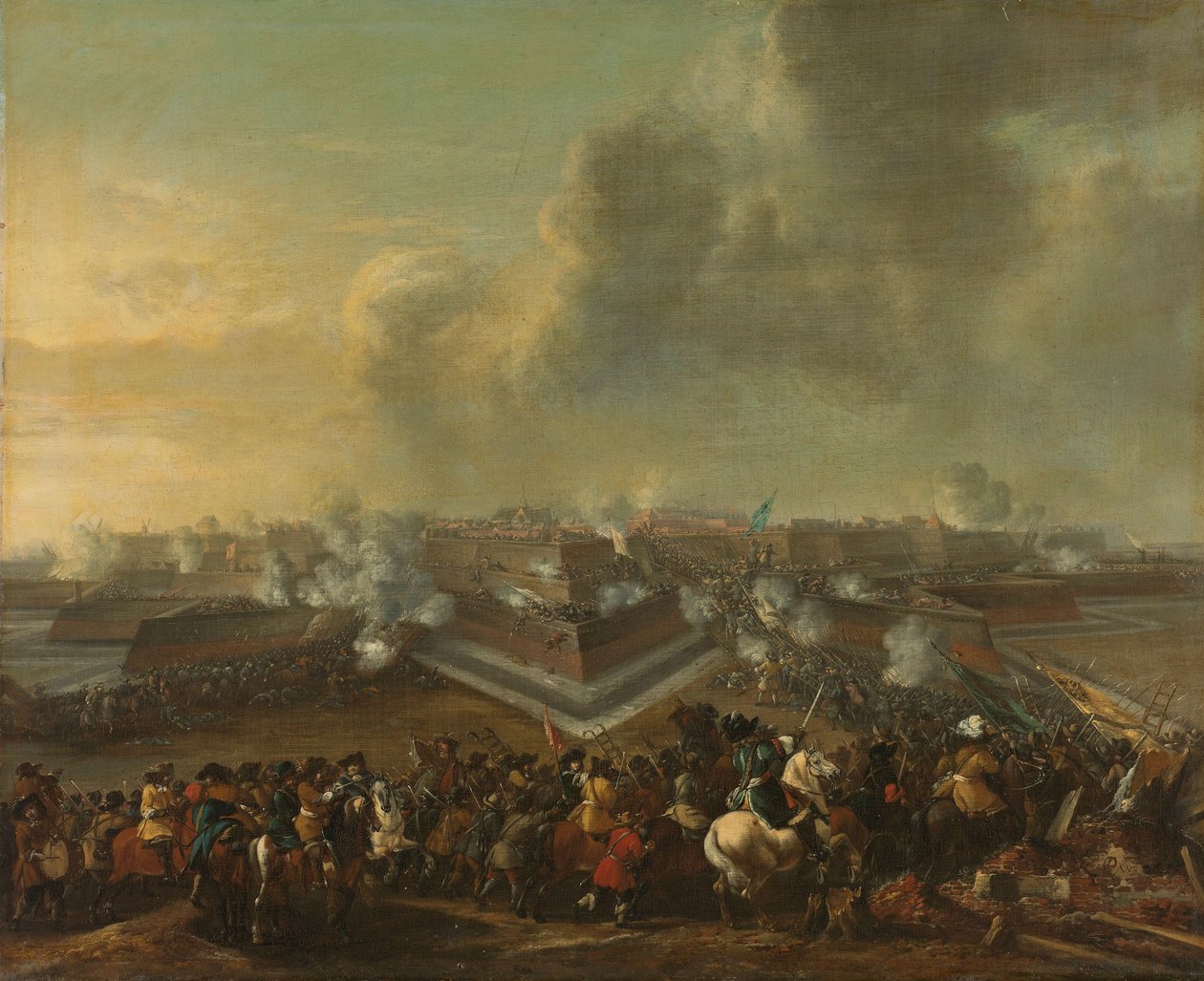 Hyökkäys Coevordenin kaupunkiin 30. joulukuuta 1672 tekijältä Pieter Wouwermans or Wouwerman