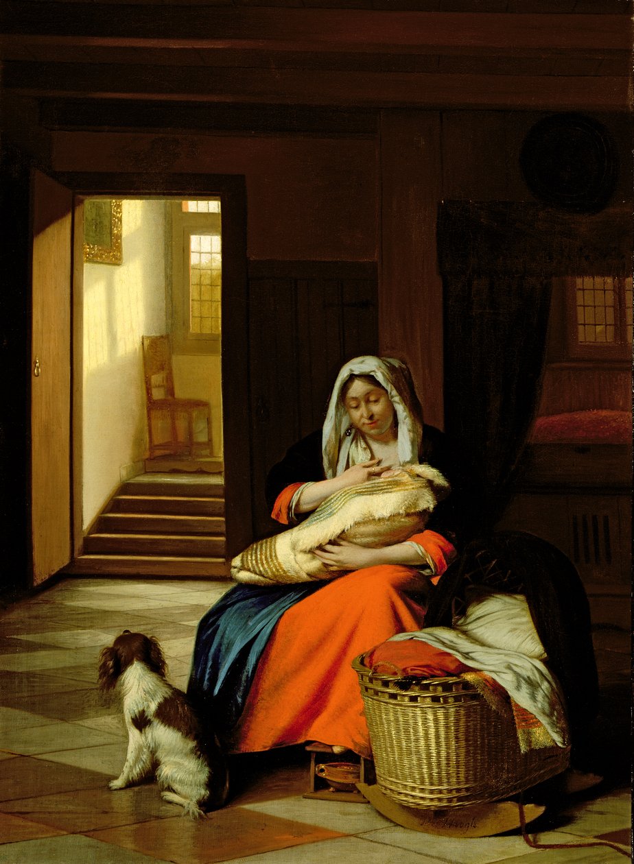 Huonekalut ja erilaiset esineet 1100- ja 1300-luvuilta tekijältä Pieter de Hooch