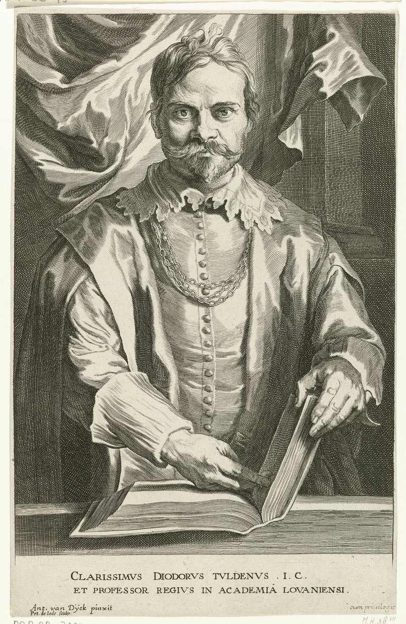 Tuldenuksen muotokuva tekijältä Pieter de Jode