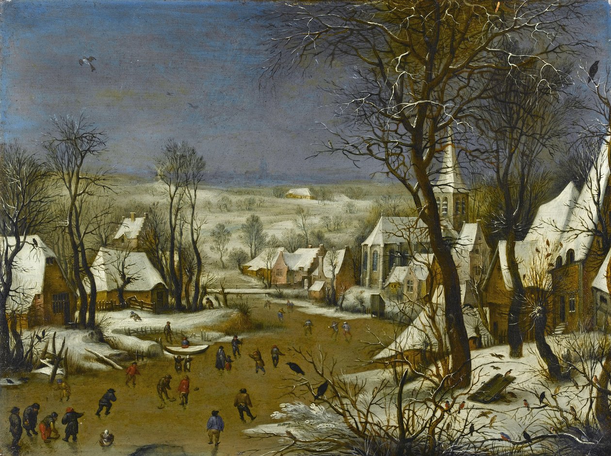 Lintuloukku (öljy kuparilla) tekijältä Pieter Bruegel the Elder