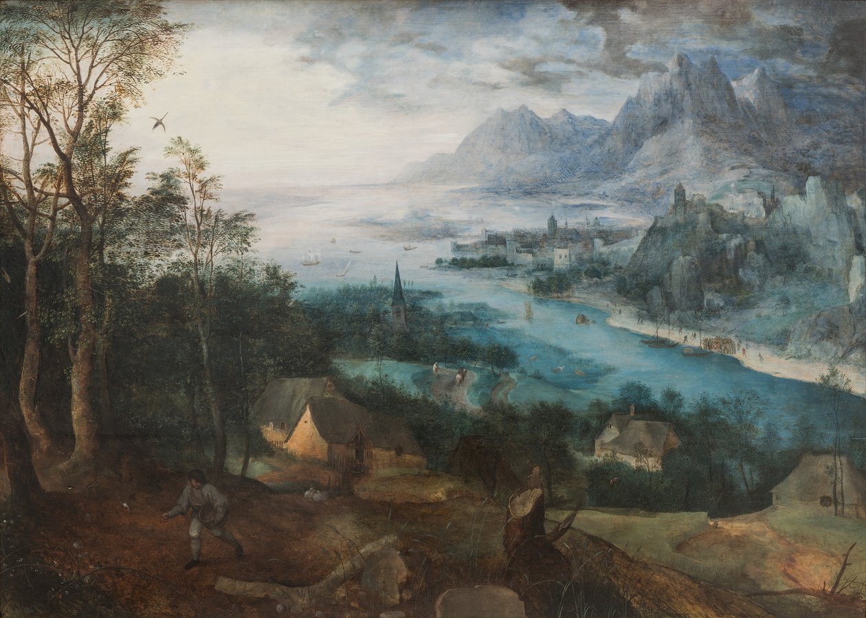 Vertaus kylväjästä, 1557 tekijältä Pieter Bruegel the Elder