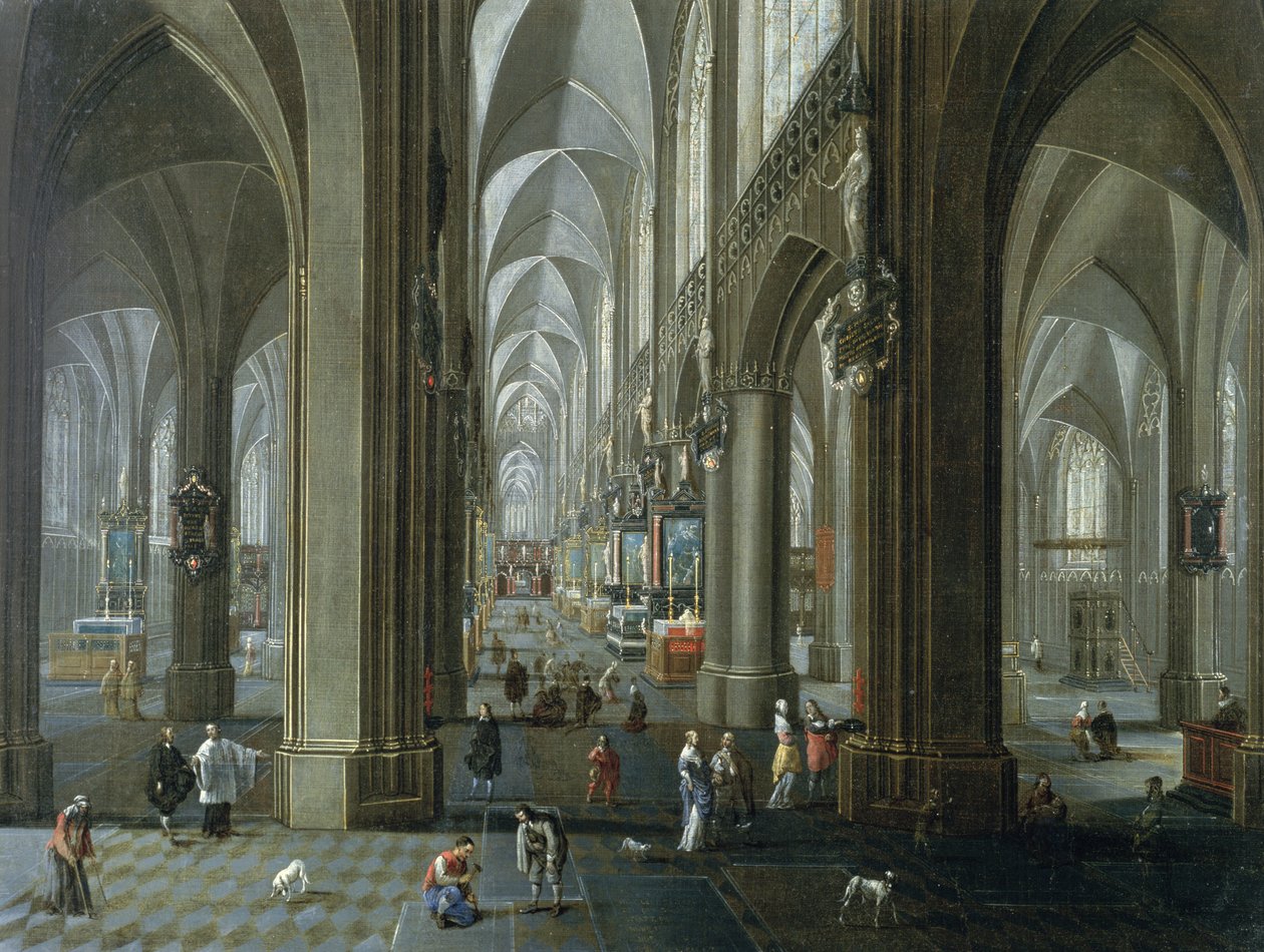 Antwerpenin Neitsyt Marian katedraalin sisustus tekijältä Pieter the Elder Neeffs