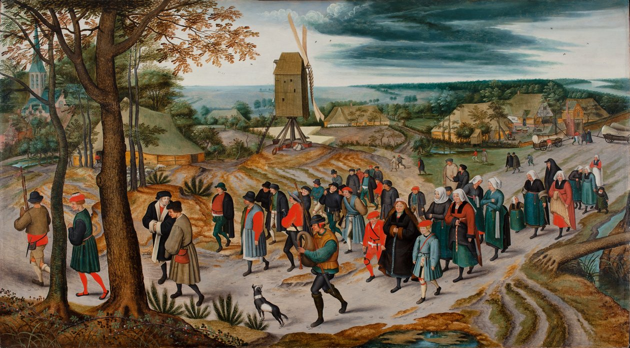 Avioliittokulkue tekijältä Pieter Brueghel the Younger