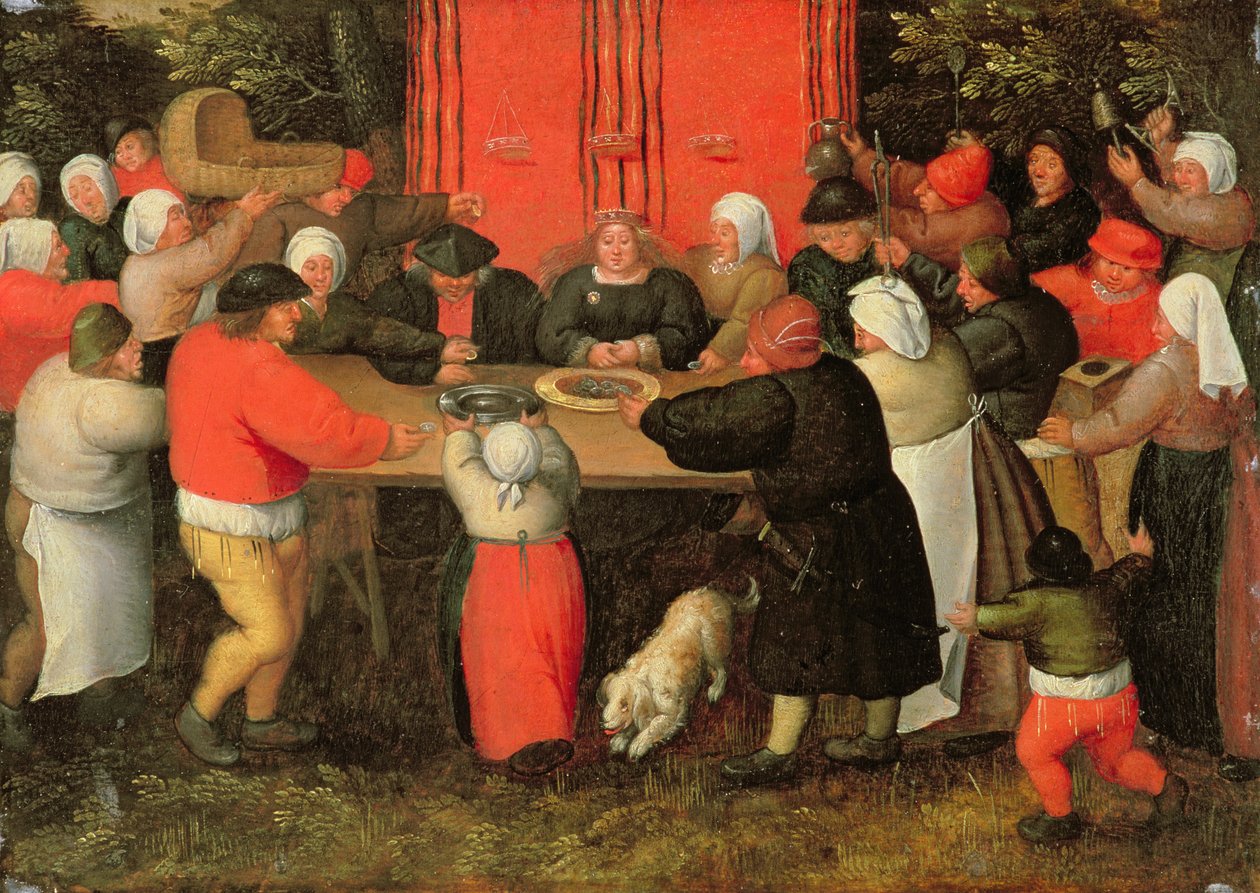 Lahjojen esitys (katso 198005) tekijältä Pieter Brueghel the Younger