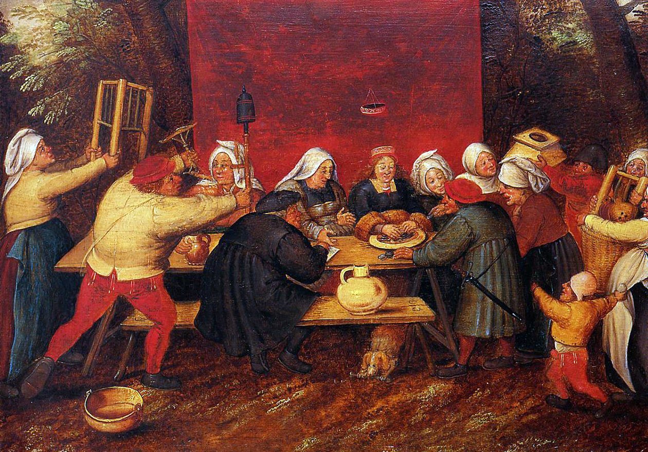 Häälahjat, n. 1619 tekijältä Pieter Brueghel the Younger