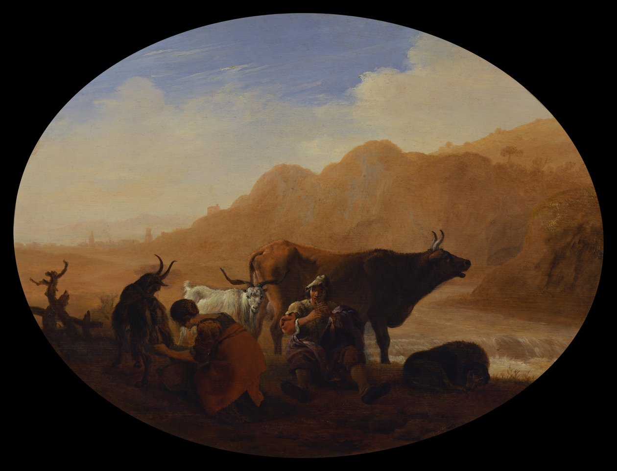 The Shepherds, noin 1635 tekijältä Pieter van Laer