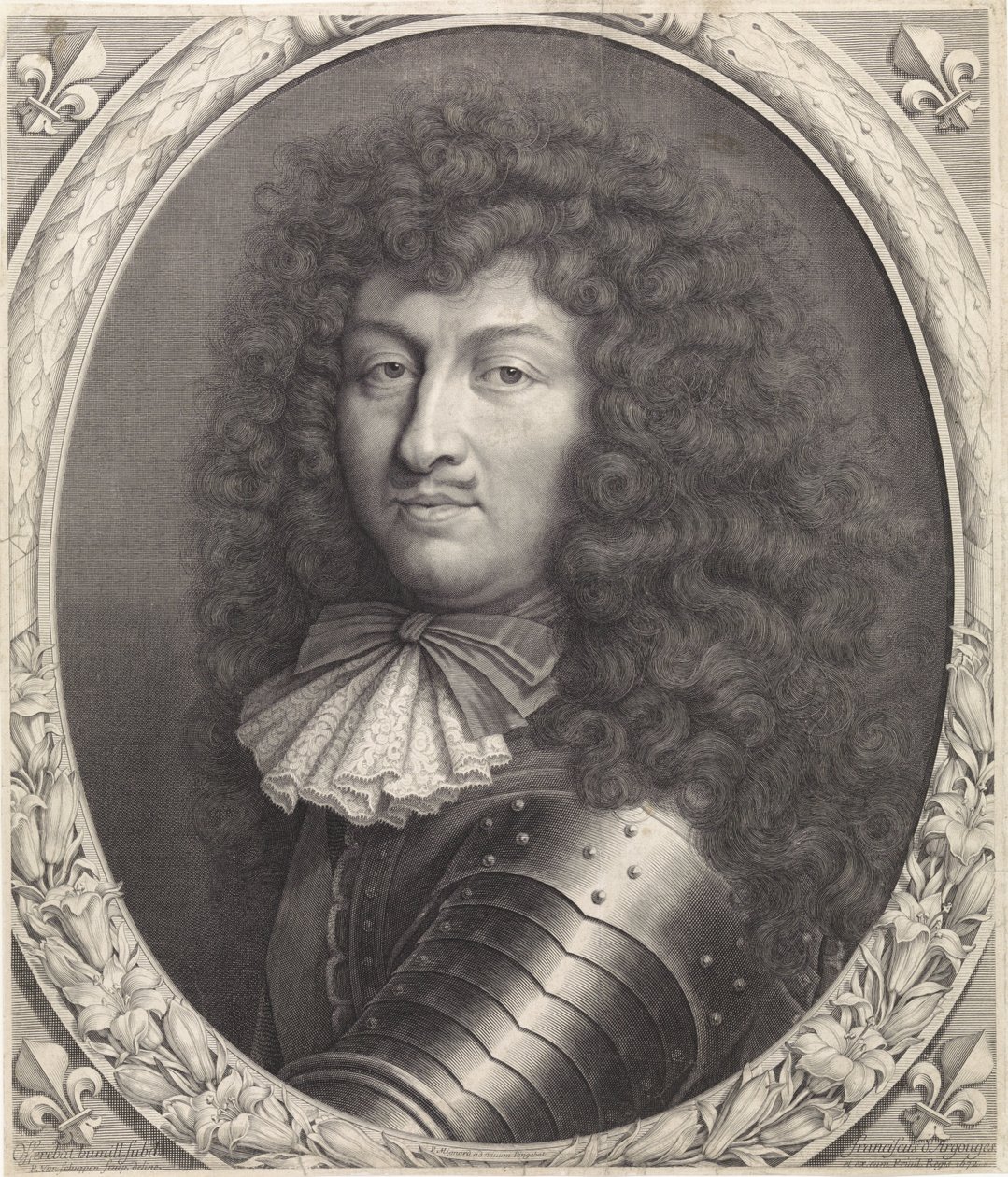 Ranskan Ludvig XIV: n muotokuva tekijältä Pieter van Schuppen