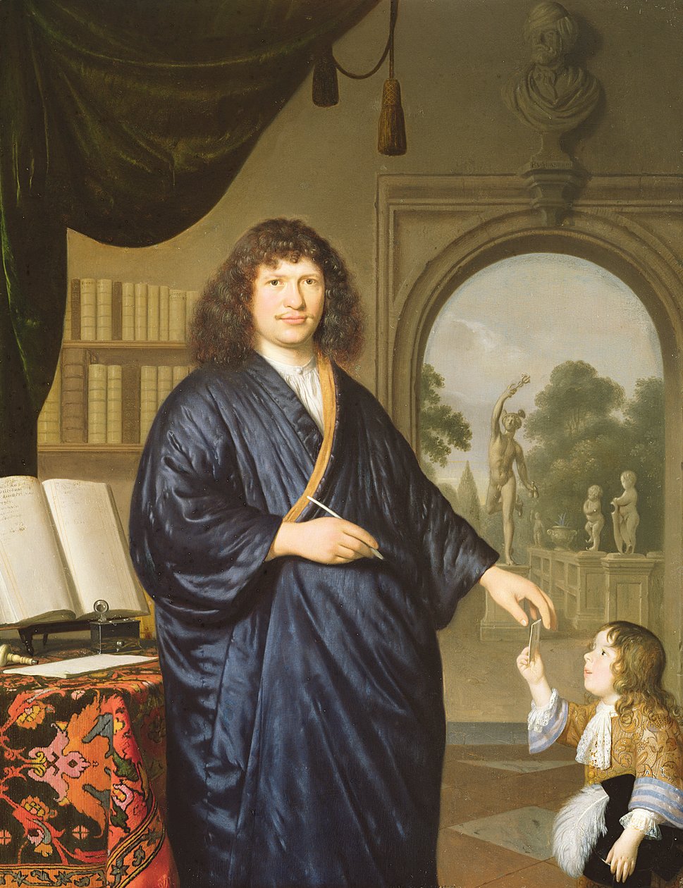 Muotokuva herrasmiehestä, 1678 tekijältä Pieter Cornelisz van Slingelandt