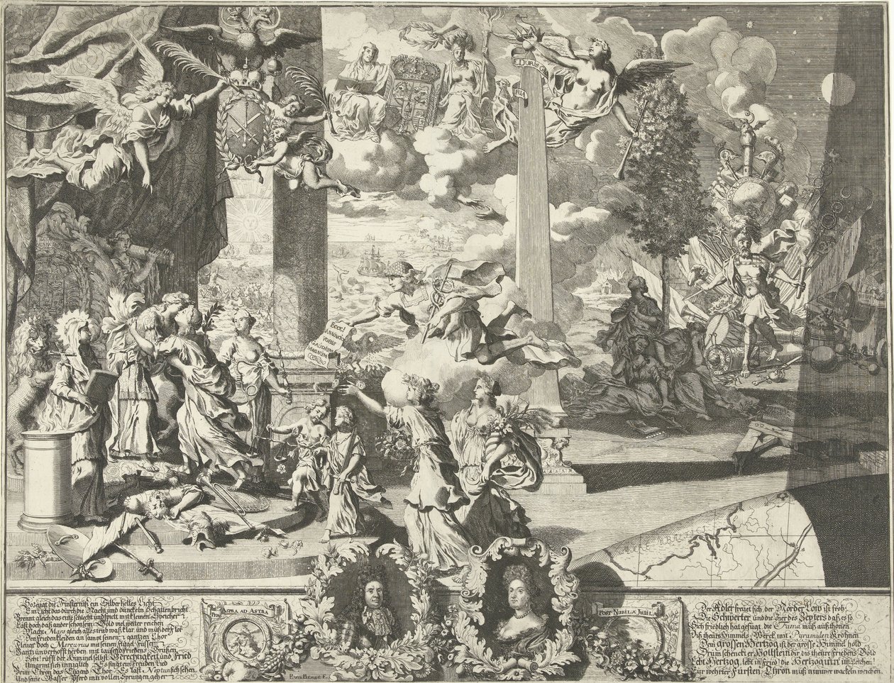 Allegoria Altonan sopimuksesta tekijältä Pieter van den Berge