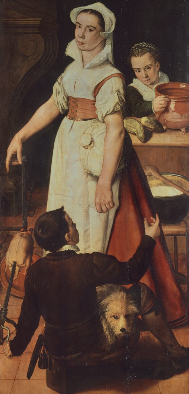 Cook, kirjoittanut Pieter Aertsen (1507 tai 1508-1575) tekijältä Pieter Aertsen