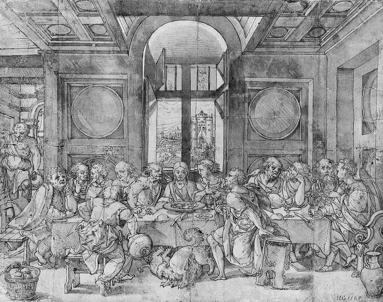 Viimeinen ehtoollinen tekijältä Pieter (circle of) Coecke van Aelst