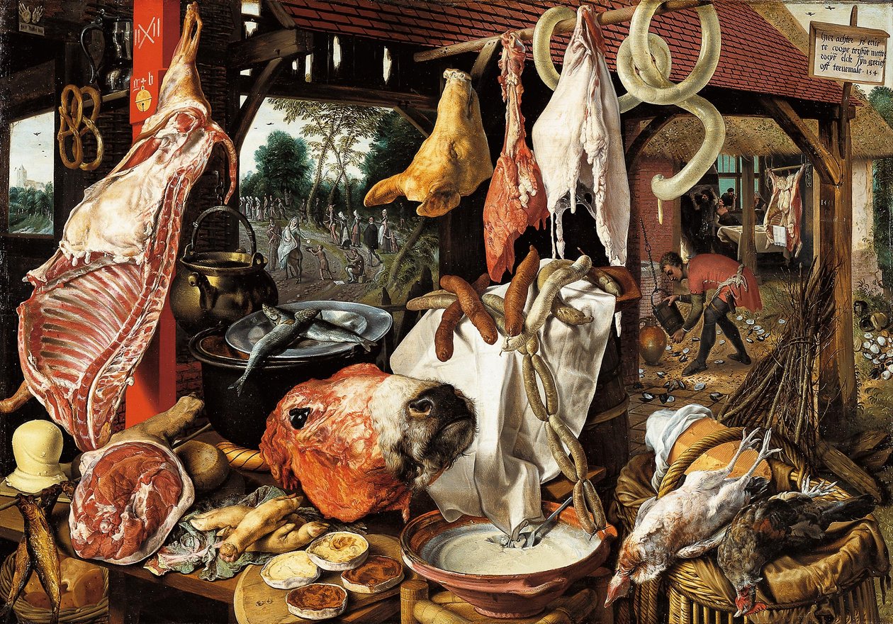 Teurastajan koju ja pako Egyptiin tekijältä Pieter Aertsen