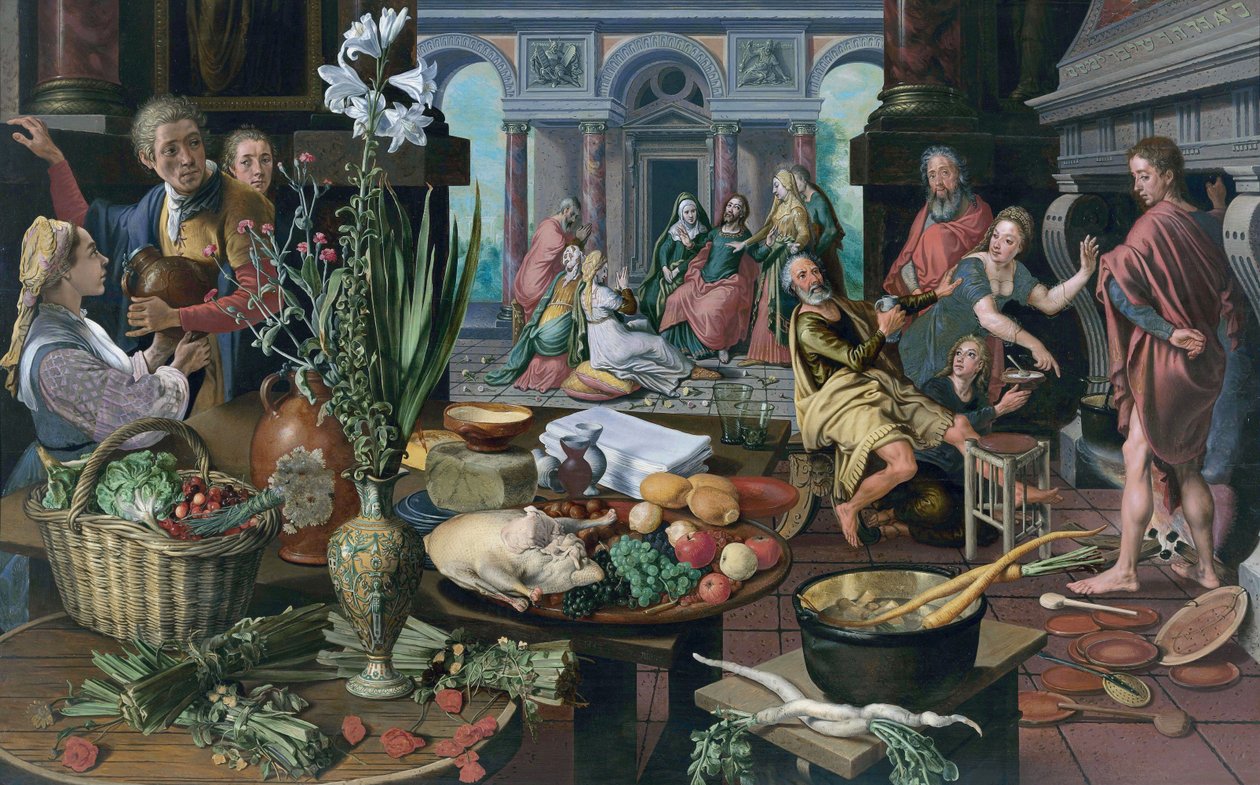 Kristus Martan ja Marian talossa tekijältä Pieter Aertsen
