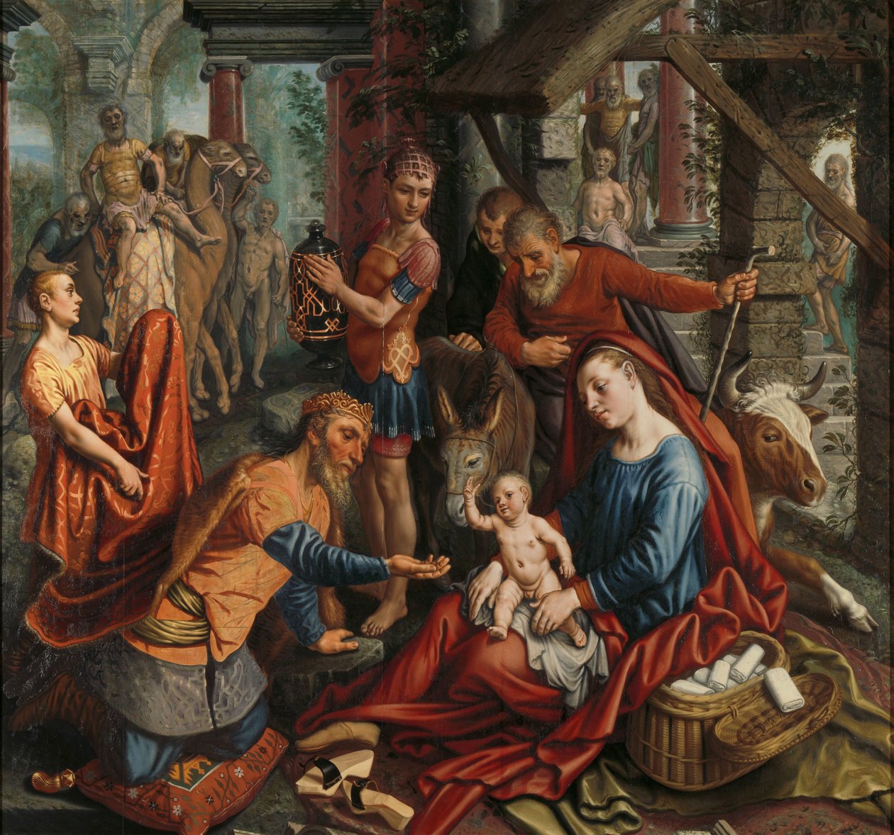 Maagien palvonta tekijältä Pieter Aertsen