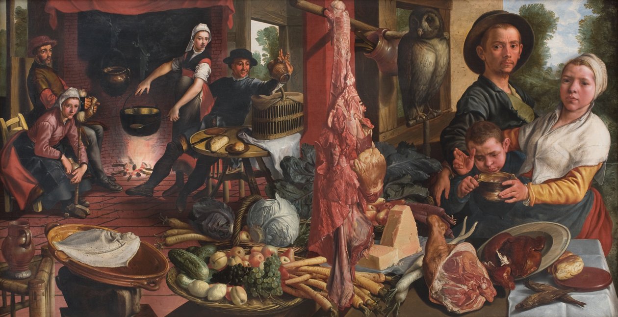 Rasva keittiö. Allegoria tekijältä Pieter Aertsen