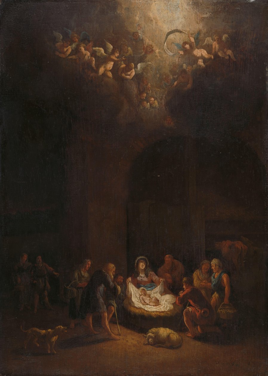 Paimenten palvonta tekijältä Pieter Bout (attributed to)