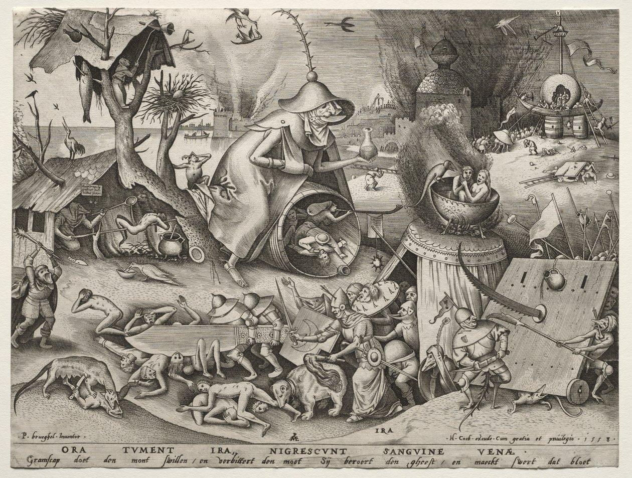 Seitsemän kuolemansyntiä: Viha tekijältä Pieter Bruegel