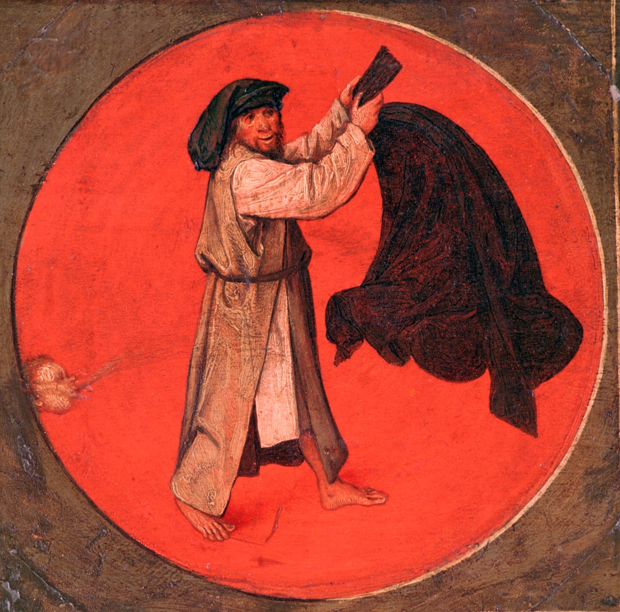 Hän ravistaa takkiaan tuulen mukaan, c1558-1560 tekijältä Pieter Bruegel the Elder