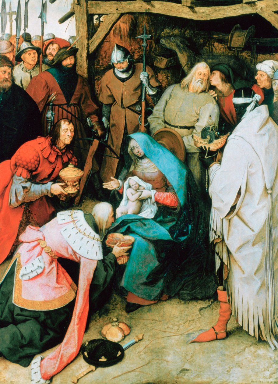 Kuninkaiden palvonta, 1564 tekijältä Pieter Bruegel the Elder