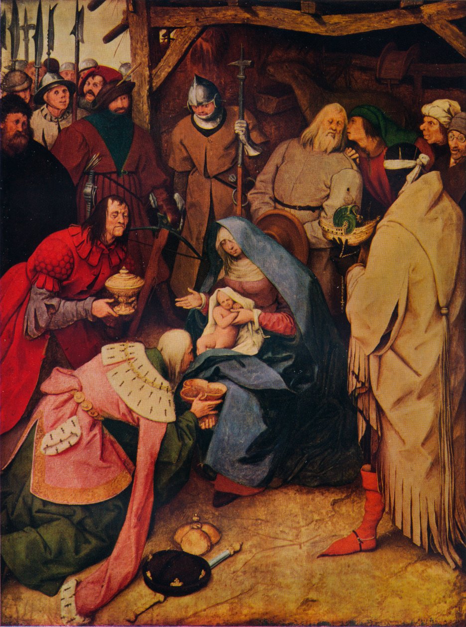 Kuninkaiden palvonta, 1564, 1937 tekijältä Pieter Bruegel the Elder