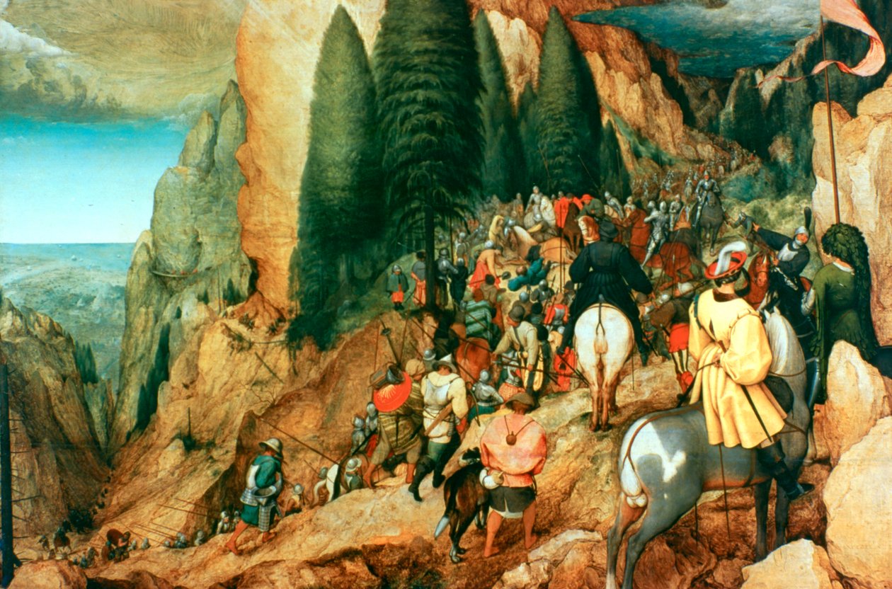 Pyhän Paavalin kääntymys, 1567 tekijältä Pieter Bruegel the Elder