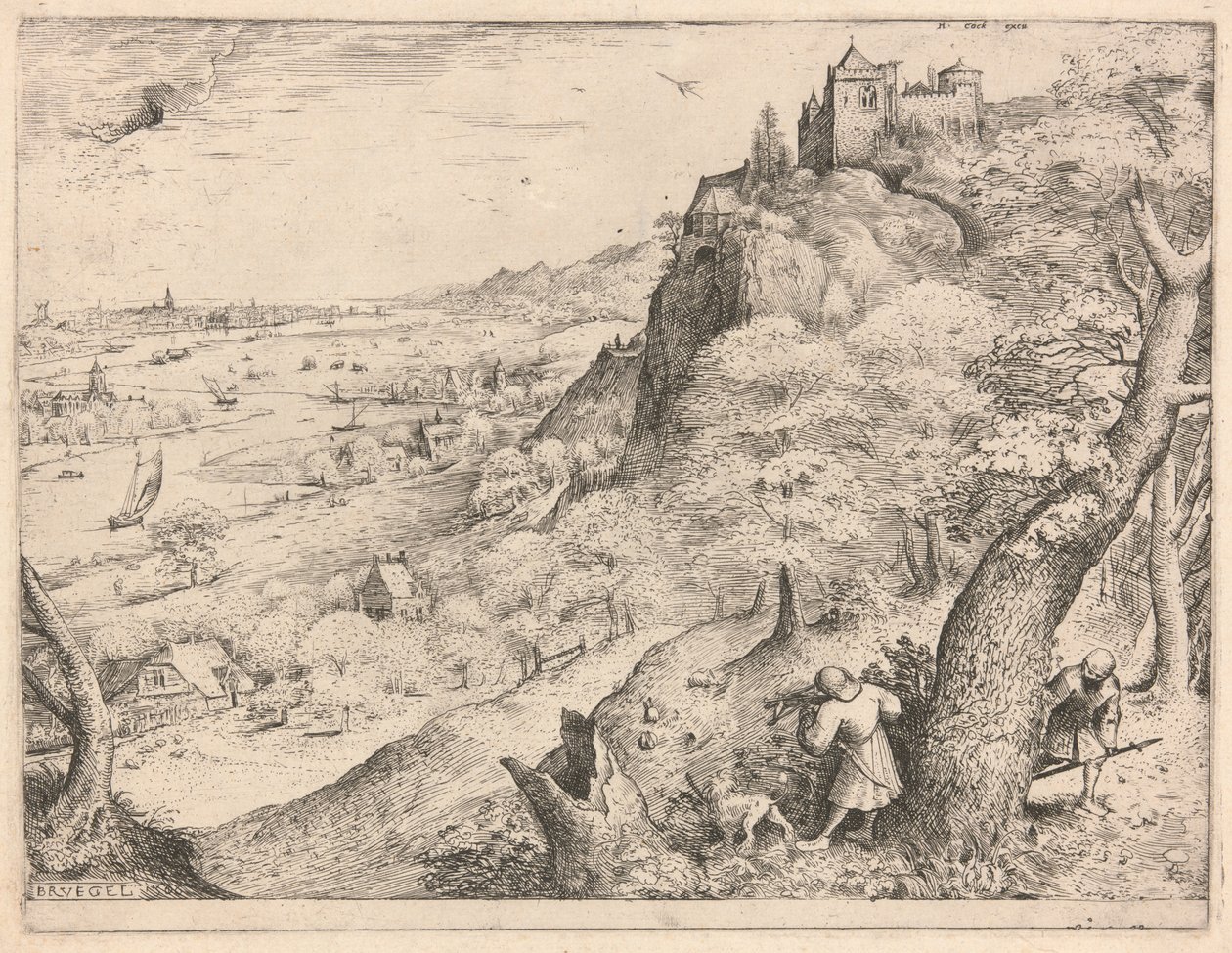 Jäniksenmetsästäjät tekijältä Pieter Bruegel the Elder