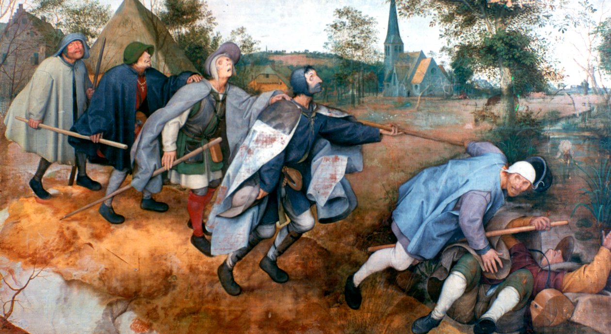 Vertaus sokeista, 1568 tekijältä Pieter Bruegel the Elder