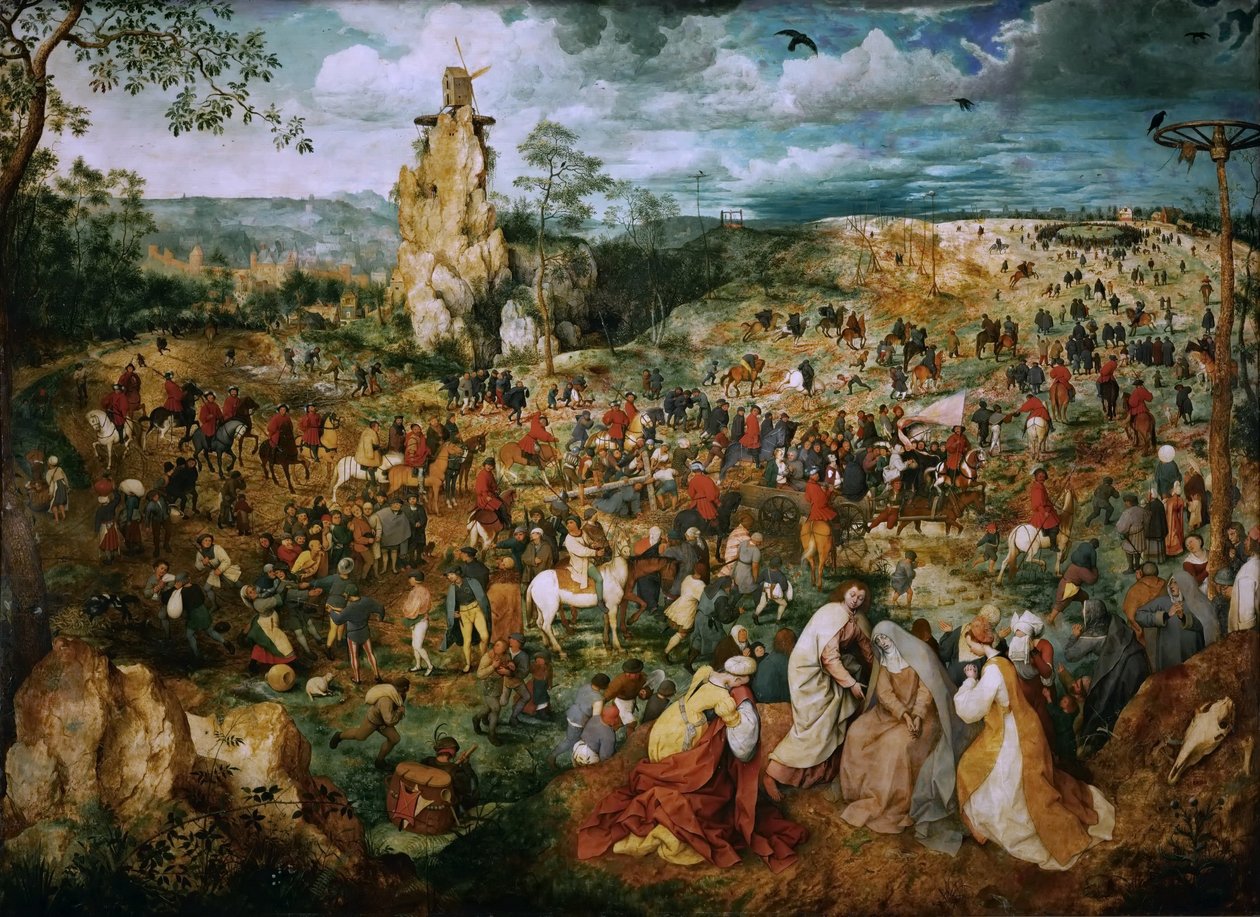 Kulkue Golgatalle tekijältä Pieter Brueghel the Elder