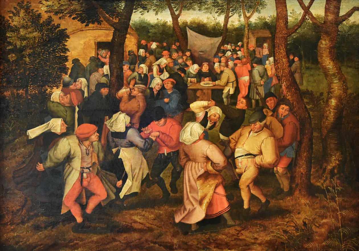 Hollanti: Talonpoikien häätanssi tekijältä Pieter Brueghel the Younger