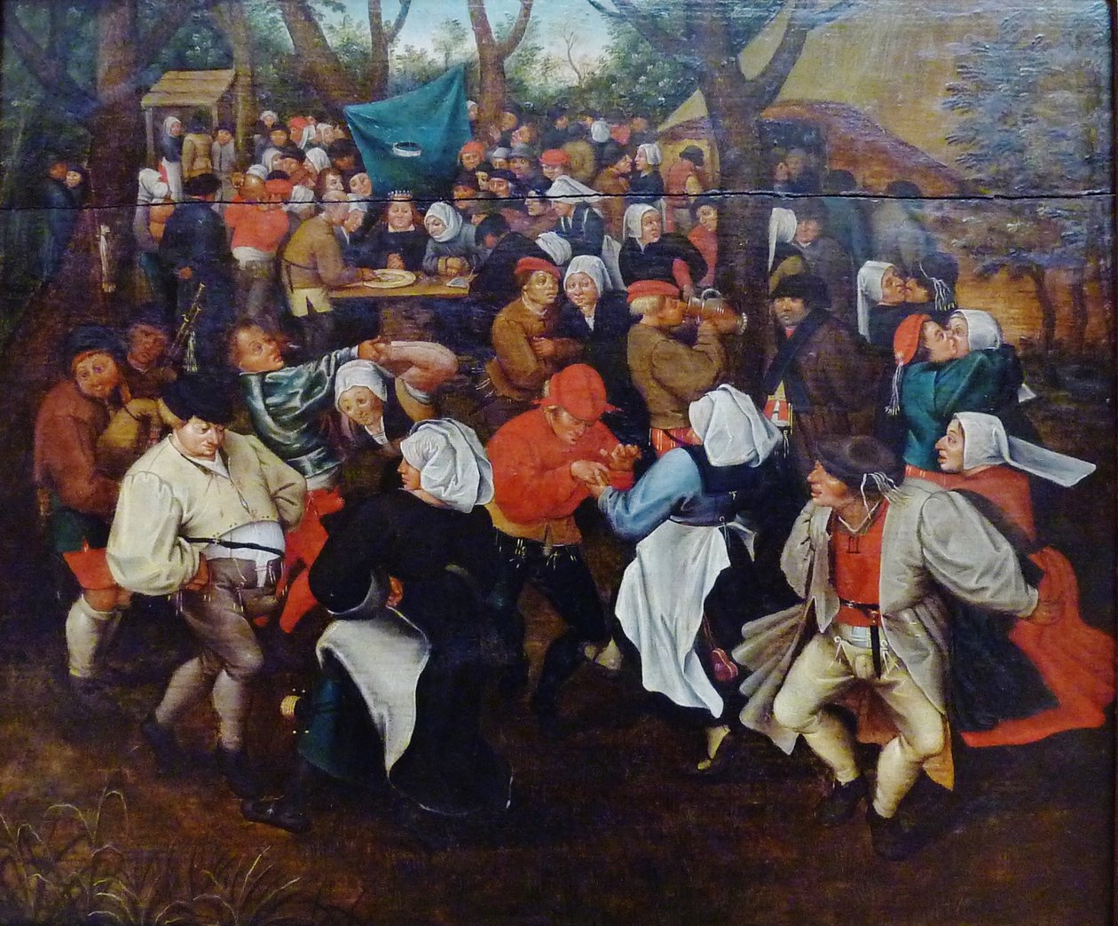 Ranskalainen:  Danse de noce Häätanssi tekijältä Pieter Brueghel the Younger