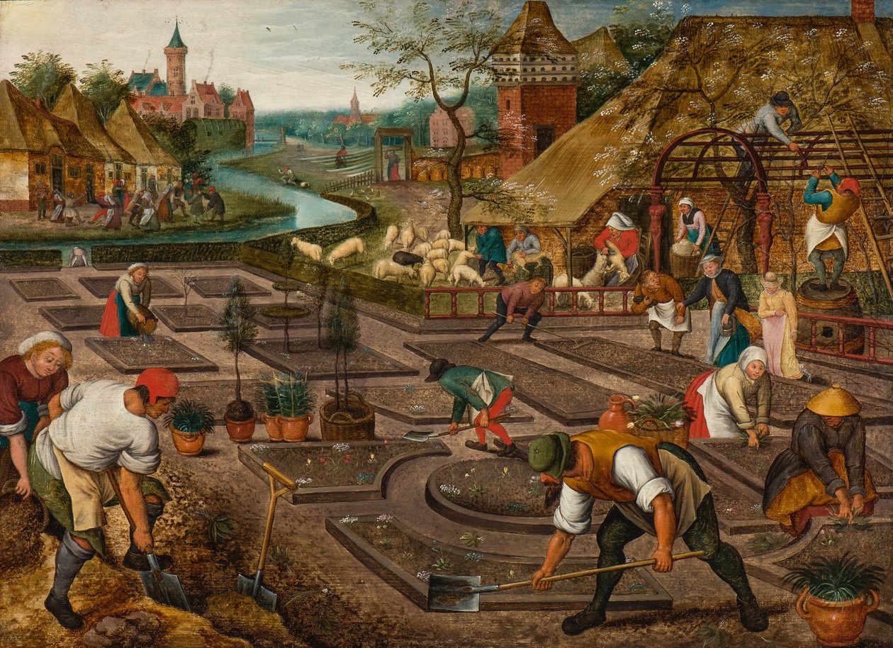 Kevät tekijältä Pieter Brueghel the Younger