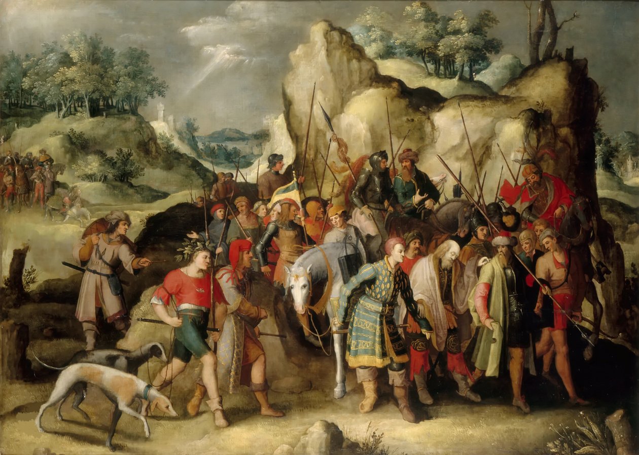 Pyhän Paavalin kääntymys. tekijältä Pieter Brueghel the Younger