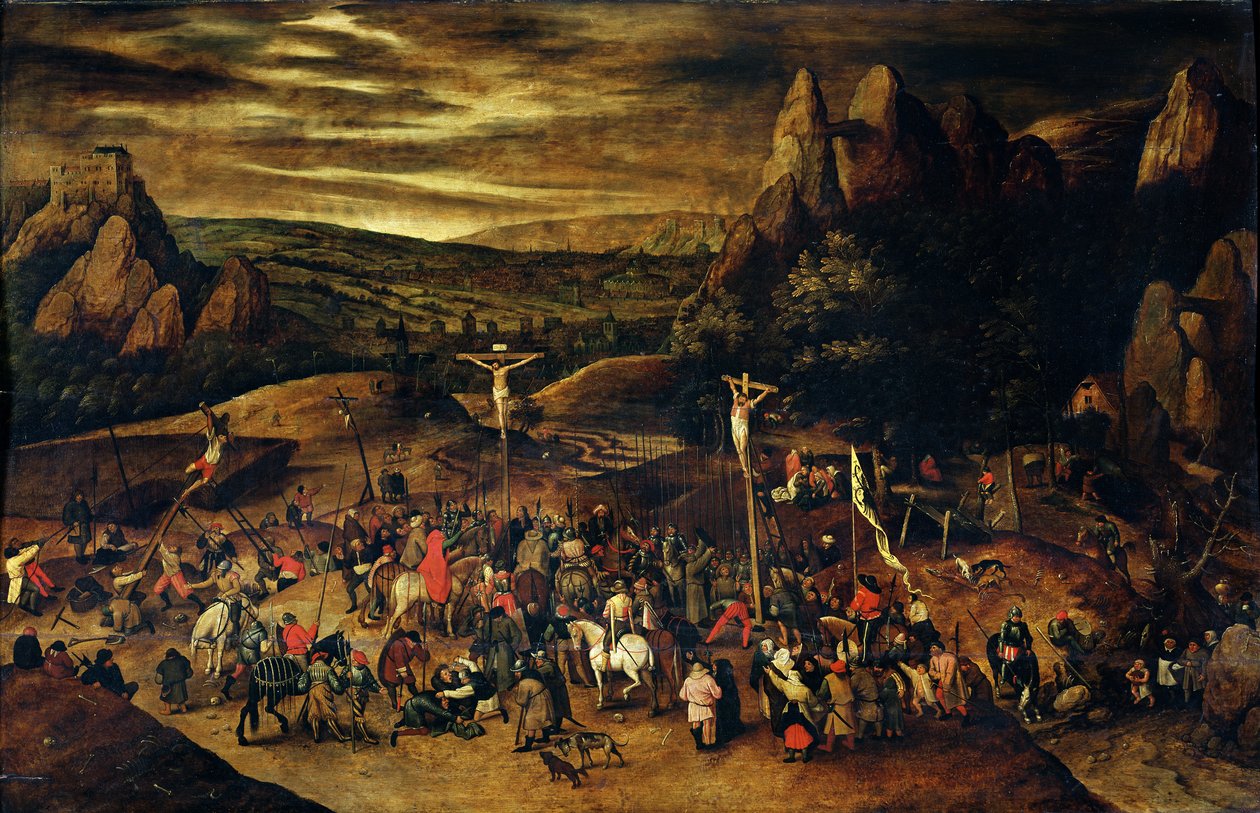 Ristiinnaulitseminen tekijältä Pieter Brueghel the Younger