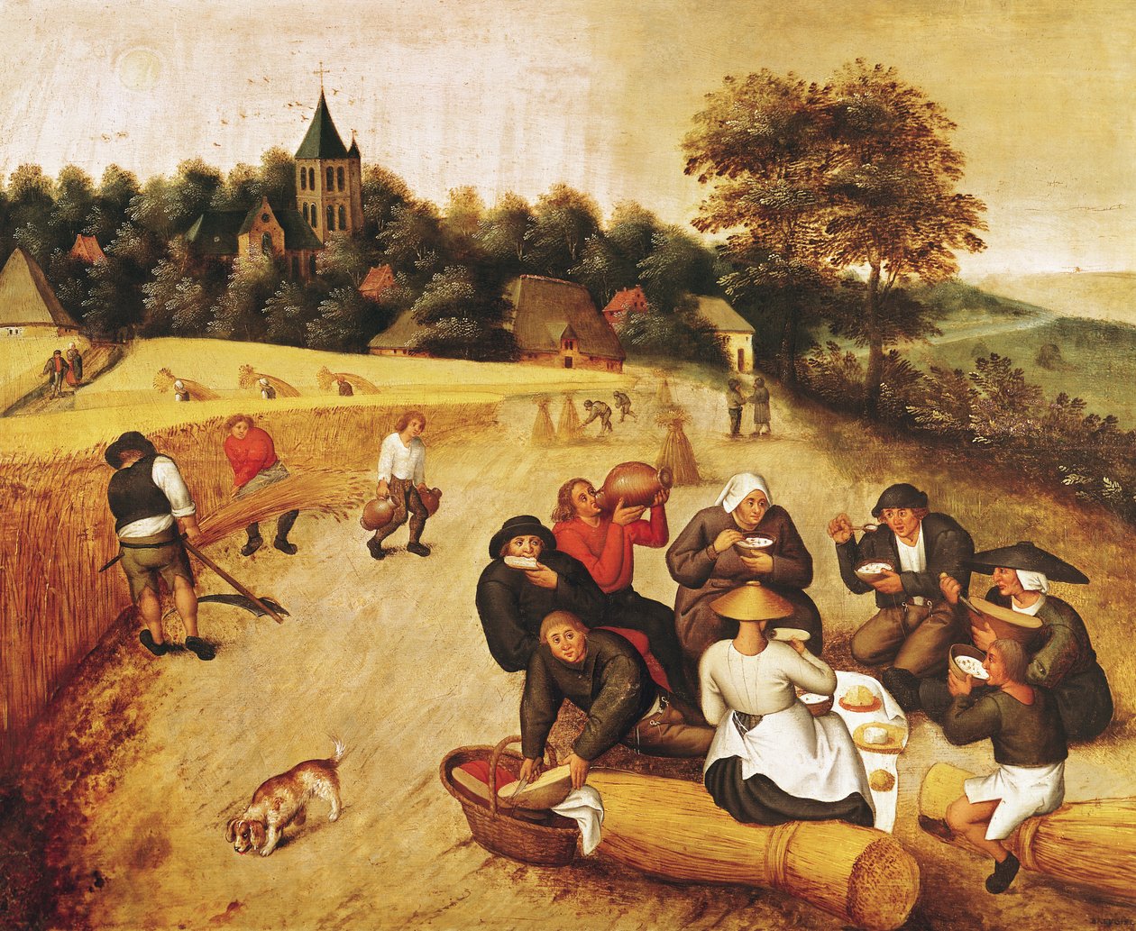 Harvesterin ateria tekijältä Pieter Brueghel the Younger