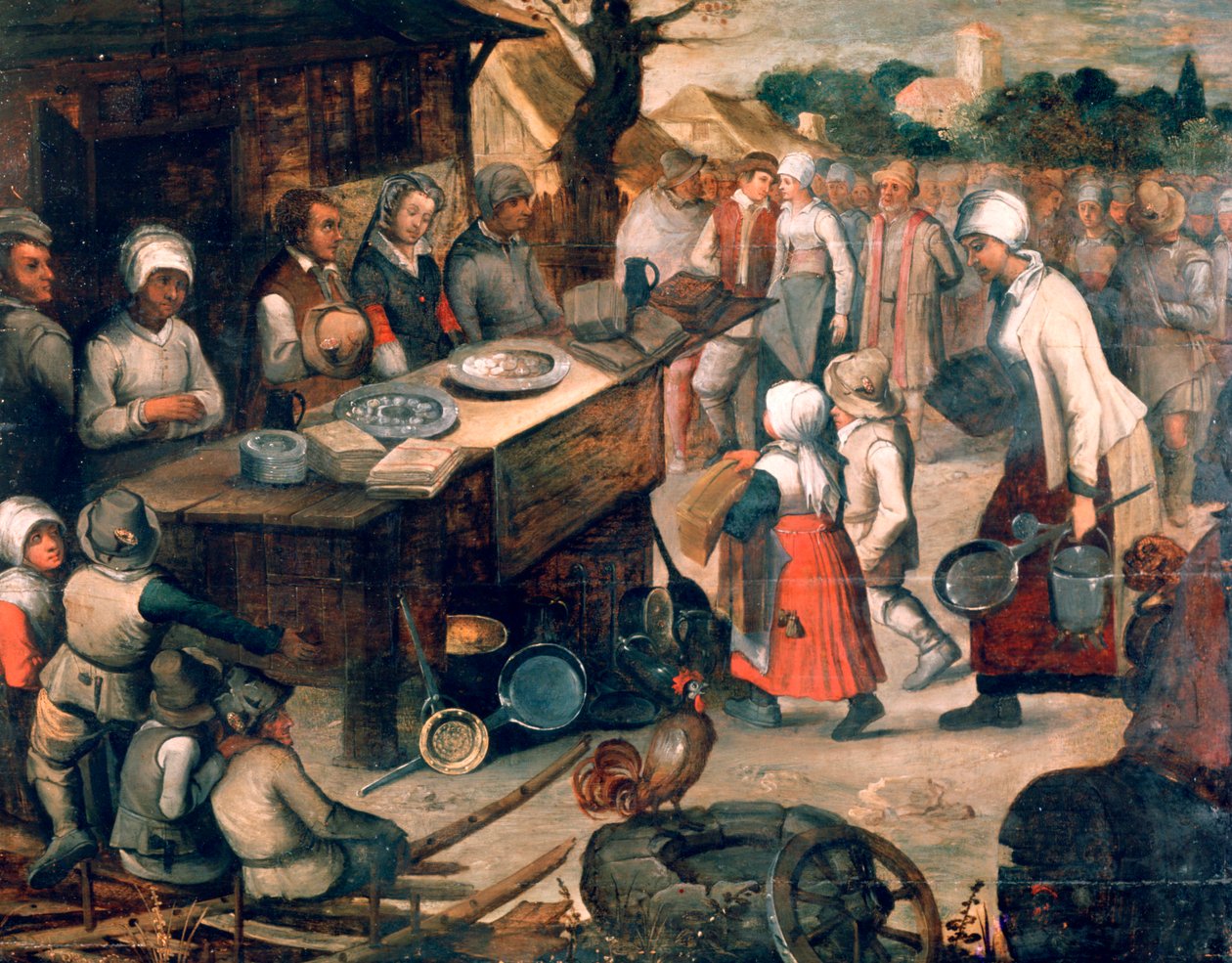 The Presentation of Gifts, c1584-1638 tekijältä Pieter Brueghel the Younger
