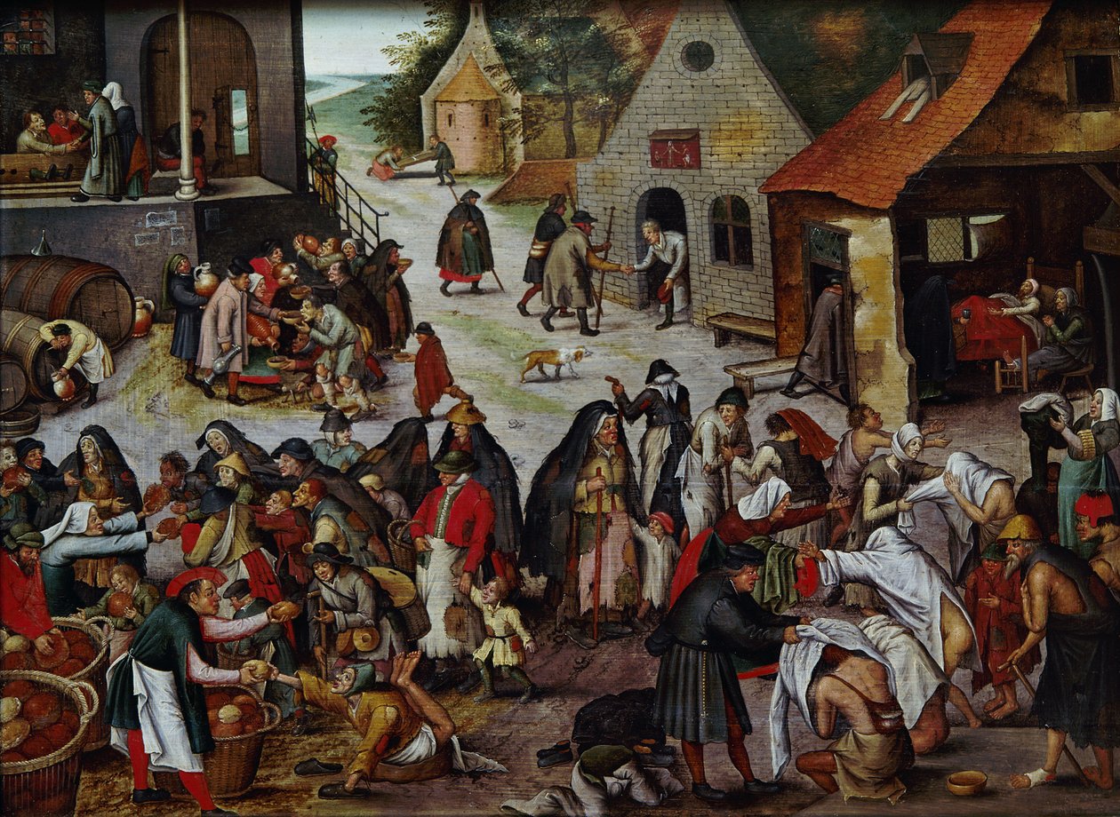 Armon seitsemän teosta tekijältä Pieter Brueghel the Younger