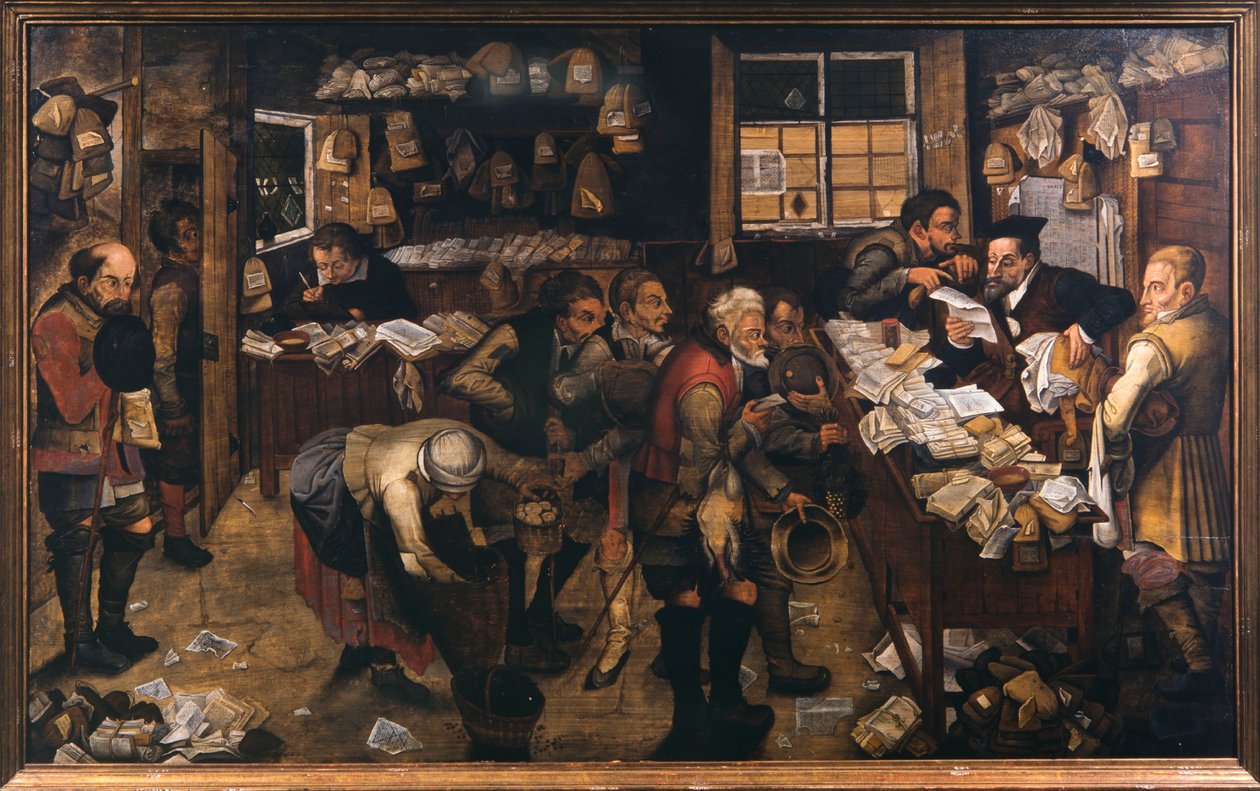 Kylän lakimies, 1621. tekijältä Pieter Brueghel the Younger