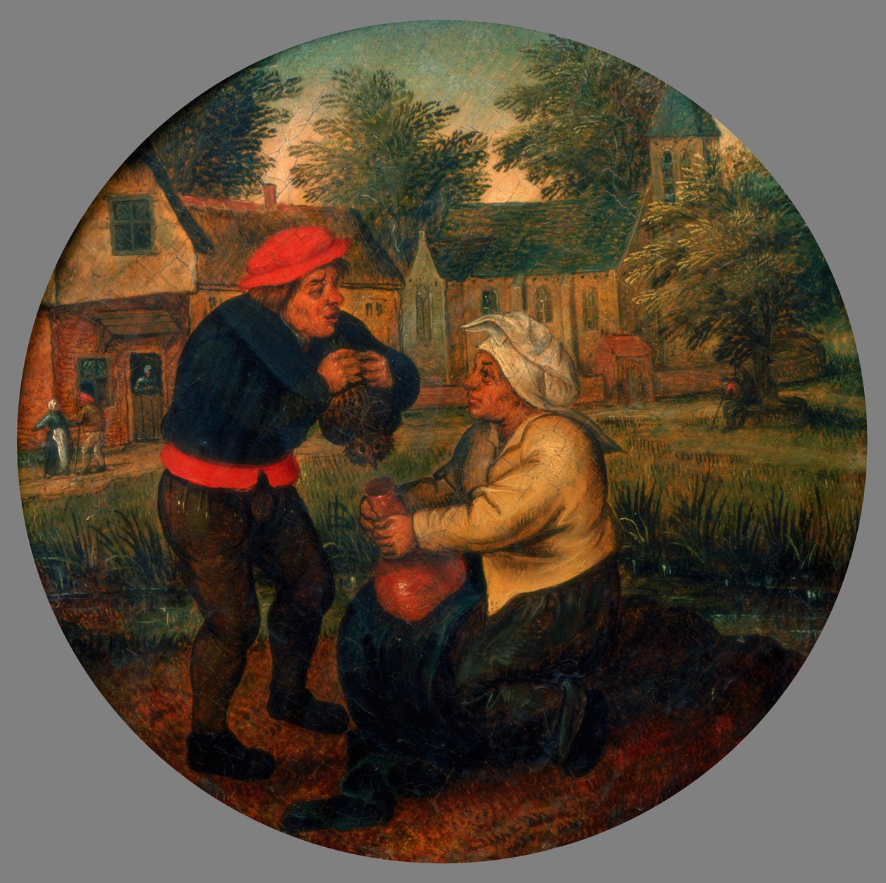 Tunnistamaton flaamilainen sananlasku, 1500-luvun loppu 1600-luvun alussa tekijältä Pieter Brueghel the Younger