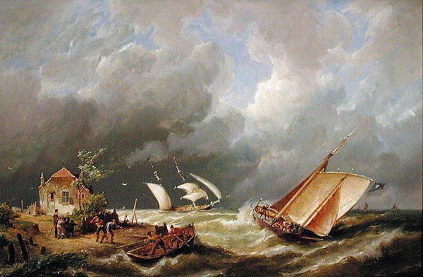 Mökki Borkumin saarella tekijältä Pieter Christiaan Cornelis Dommelshuizen