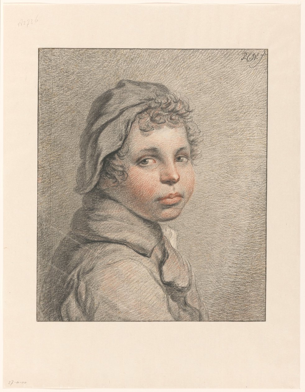 Pojan opiskelupää tekijältä Pieter Christoffel Wonder (signed by artist)