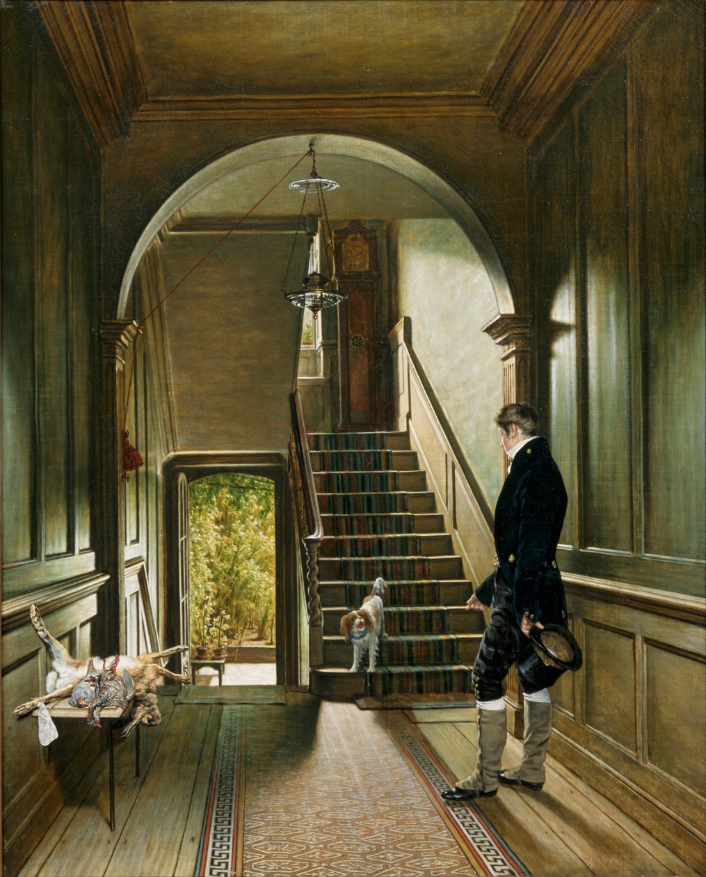 Lontoon taidemaalariresidenssin portaat, 1828 tekijältä Pieter Christoffel Wonder