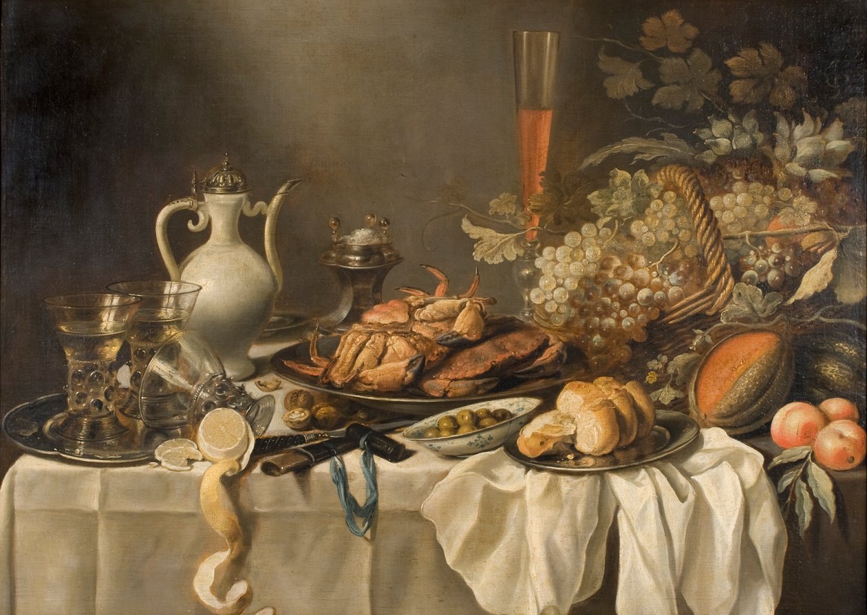 Asetelma tekijältä Pieter Claesz