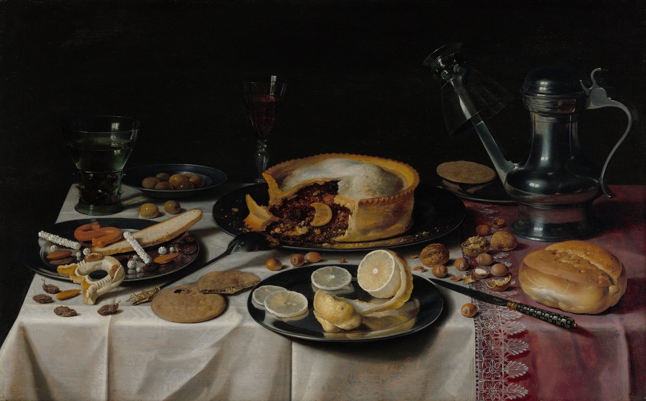 Asetelma, noin 1625. tekijältä Pieter Claesz