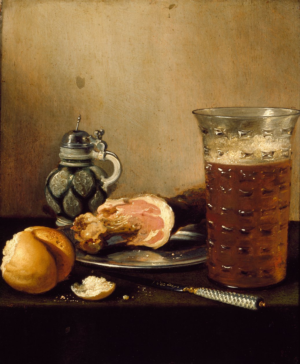 Asetelma kinkun kanssa, 1642 tekijältä Pieter Claesz